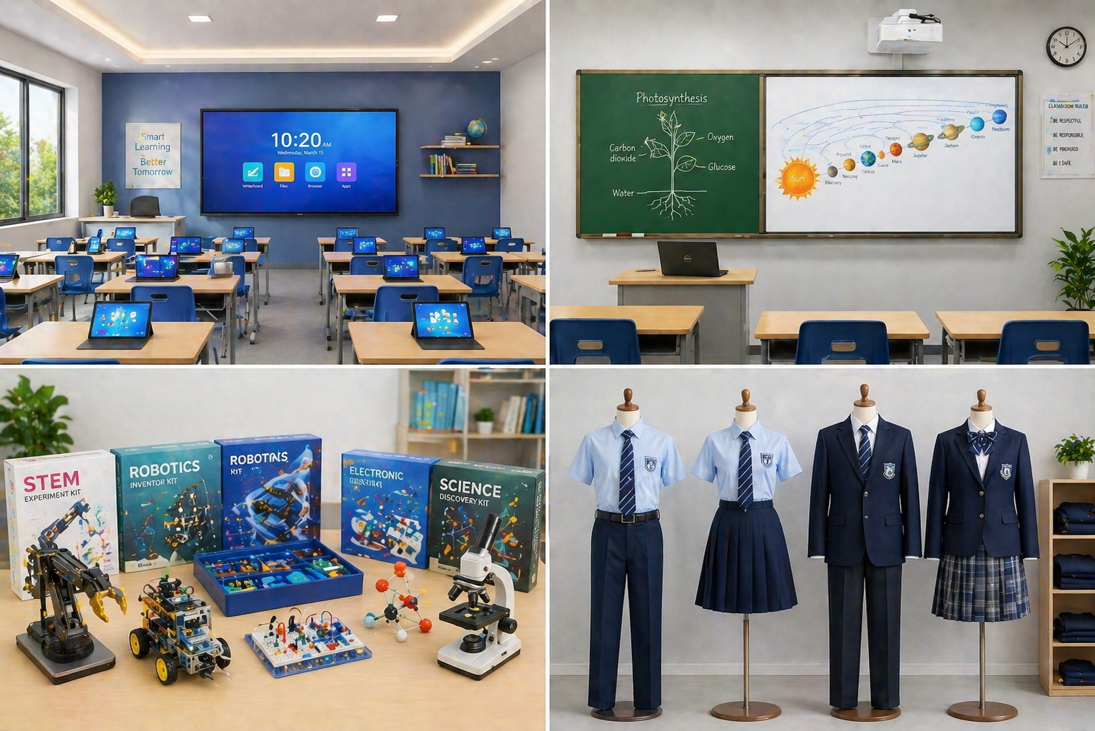 Educational Kits & Uniforms for Schools